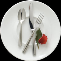 Fortessa - 8" Lucca Stainless Steel Table Spoons, Pack of 12 - 1.5.102.00.001