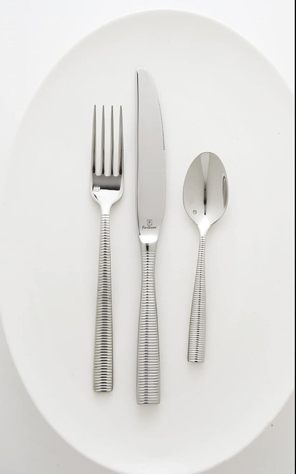 Fortessa - 8" Ringo Stainless Steel Table Forks, Pack of 12 - 1.5.103.00.002