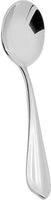 Fortessa - 8.1" Forge Stainless Steel Bouillon Spoon, Pack of 12 - 1.5.109.00.003