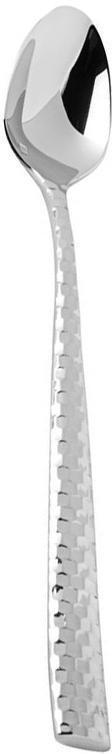 Fortessa - 8.1" Lucca Faceted Stainless Steel Iced Tea Spoons, Pack of 12 - 1.5.102.FC.035
