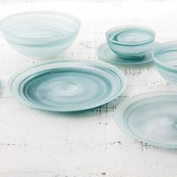 Fortessa - 8.25" La Jolla D&V Sage Green Dessert Plates, Pack of 4 - 2600.SAGE.02