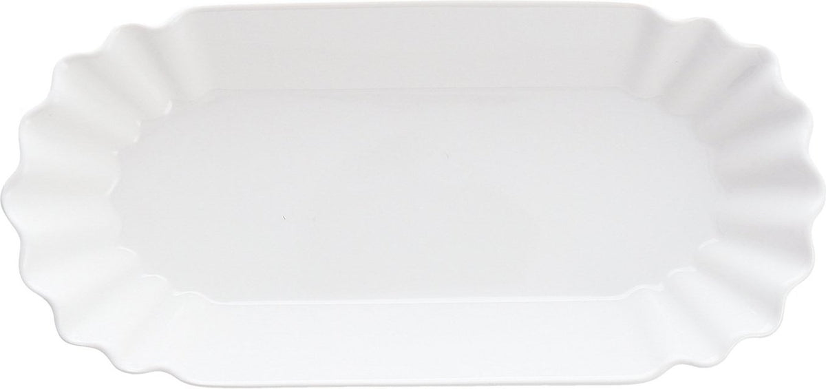 Fortessa - 8.25" x 4" Street Eats Hot Dog Plates, Pack of 12 - DV.MD.FH0001W