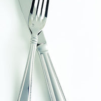 Fortessa - 8.3" Caviar Stainless Steel Table Forks, Pack of 12 - 1.5.136.00.002