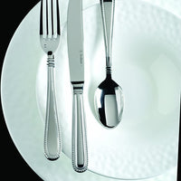 Fortessa - 8.3" Caviar Stainless Steel Table Forks, Pack of 12 - 1.5.136.00.002