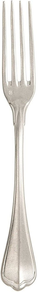 Fortessa - 8.4" San Marco Antiqued Stainless Steel Table Forks, Pack of 12 - 1.5T.190.00.002