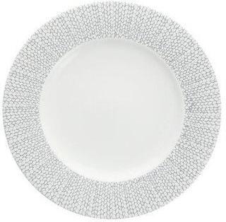 Fortessa - 8.5" Amanda Gray Embossed Salad Plates, Pack of 4 - 7100.FFD.08
