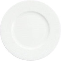 Fortessa - 8.5" Amanda White Embossed Plates, Pack of 4 - 7000.FFD.08
