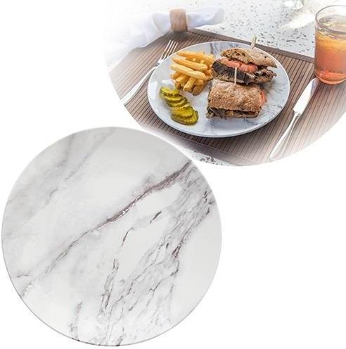 Fortessa - 8.5" Palace Bianco Coupe Round Plates, Pack of 12 - DV.MD.HH1679WD