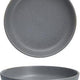 Fortessa - 8.5" Sound Cement Coupe Soup Plates Set of 4 - 6500.SND.1339