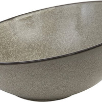 Fortessa - 8.5" Ston Mist Tilt Bowls, Pack of 3 - 5900.GRY.6587