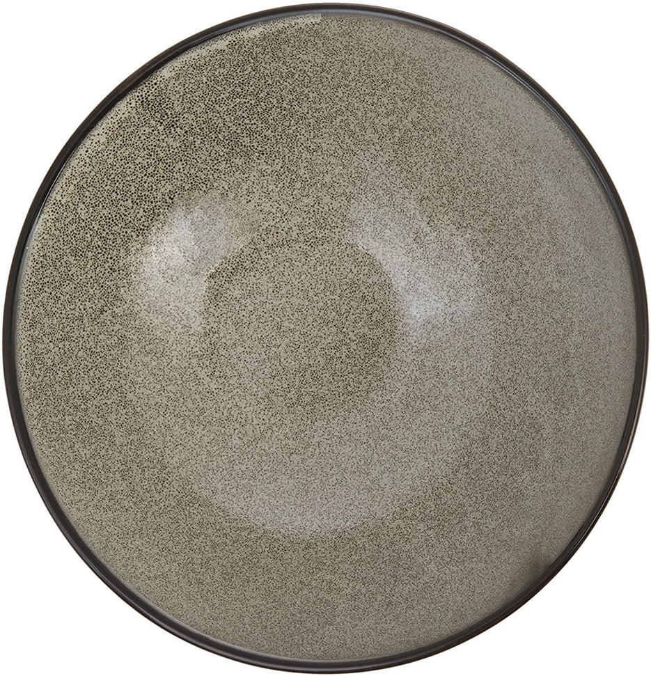 Fortessa - 8.5" Ston Mist Tilt Bowls, Pack of 3 - 5900.GRY.6587