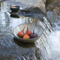Fortessa - 8.5" Ston Mist Tilt Bowls, Pack of 3 - 5900.GRY.6587