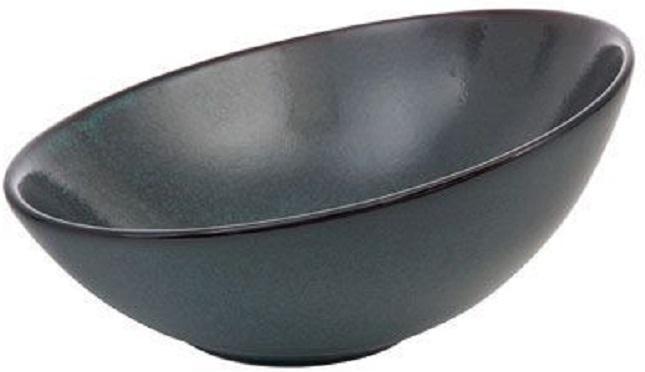 Fortessa - 8.5" Ston Twilight Tilt Bowls, Pack of 3 - 5900.BLU.6587