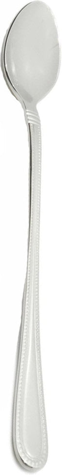 Fortessa - 8.7" Caviar Stainless Steel Iced Tea Spoons, Pack of 12 - 1.5.136.00.035