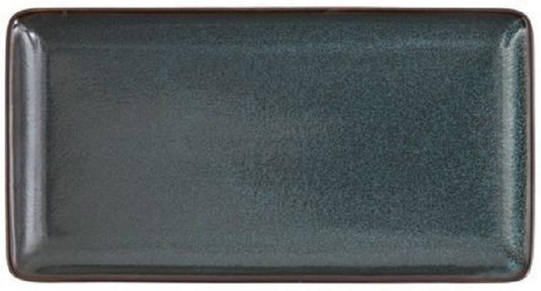 Fortessa - 9" x 4.75" Ston Twilight Rectangle Trays, Pack of 6 - 5900.BLU.3874