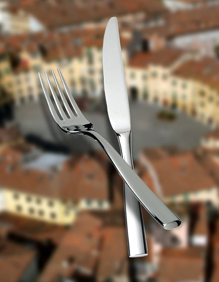 Fortessa - 9.2" Lucca Stainless Steel Table Knife, Pack of 12 - 1.5.102.00.005
