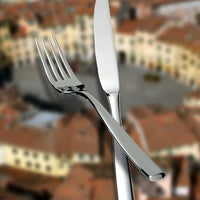 Fortessa - 9.2" Lucca Stainless Steel Table Knife, Pack of 12 - 1.5.102.00.005