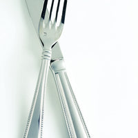 Fortessa - 9.3" Caviar Stainless Steel Table Knives, Pack of 12 - 1.5.136.00.005