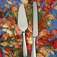 Fortessa - Grand City Stainless Steel Serrated Cake Server With Knife - 1.5.622.00.072