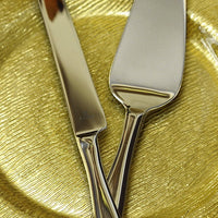 Fortessa - Grand City Stainless Steel Serrated Cake Server With Knife - 1.5.622.00.072
