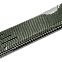 Fox Knives - BlackFox Revolver Micarta Pocket Knife Green - 01FX889