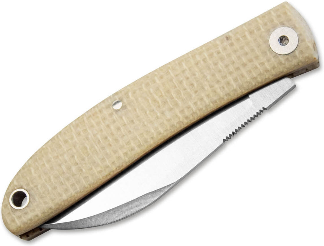 Fox Knives - Livri Micarta Coyote Pocket Knife - 01FX910