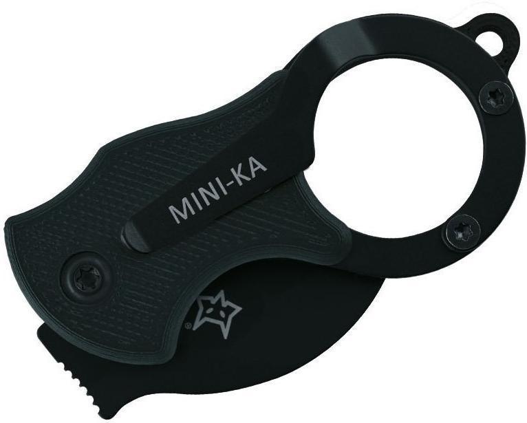 Fox Knives - Mini-Ka Pocket Knife Black - 01FX325