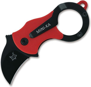 Fox Knives - Mini-Ka Red Pocket Knife - 01FX324