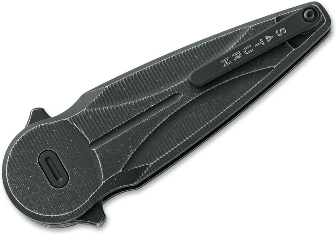 Fox Knives - Saturn Aluminum Pocket Knife All Black - 01FX939