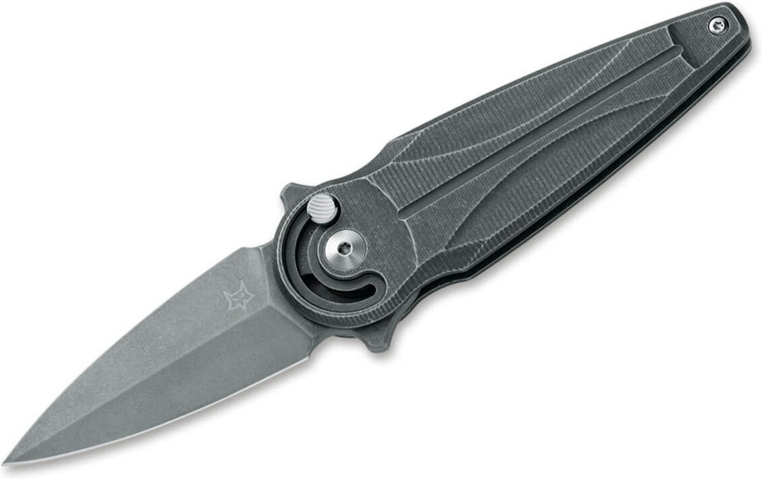 Fox Knives - Saturn Aluminum Pocket Knife Grey - 01FX941 - DISCONTINUED