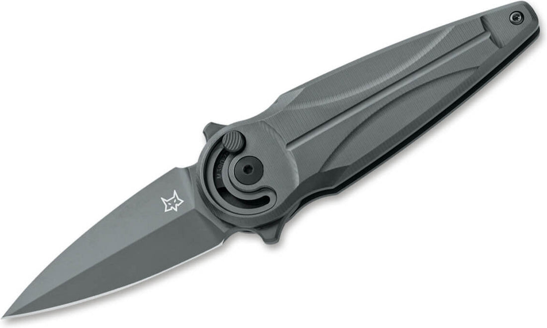 Fox Knives - Saturn Titanium Pocket Knife All Black - 01FX938 - DISCONTINUED
