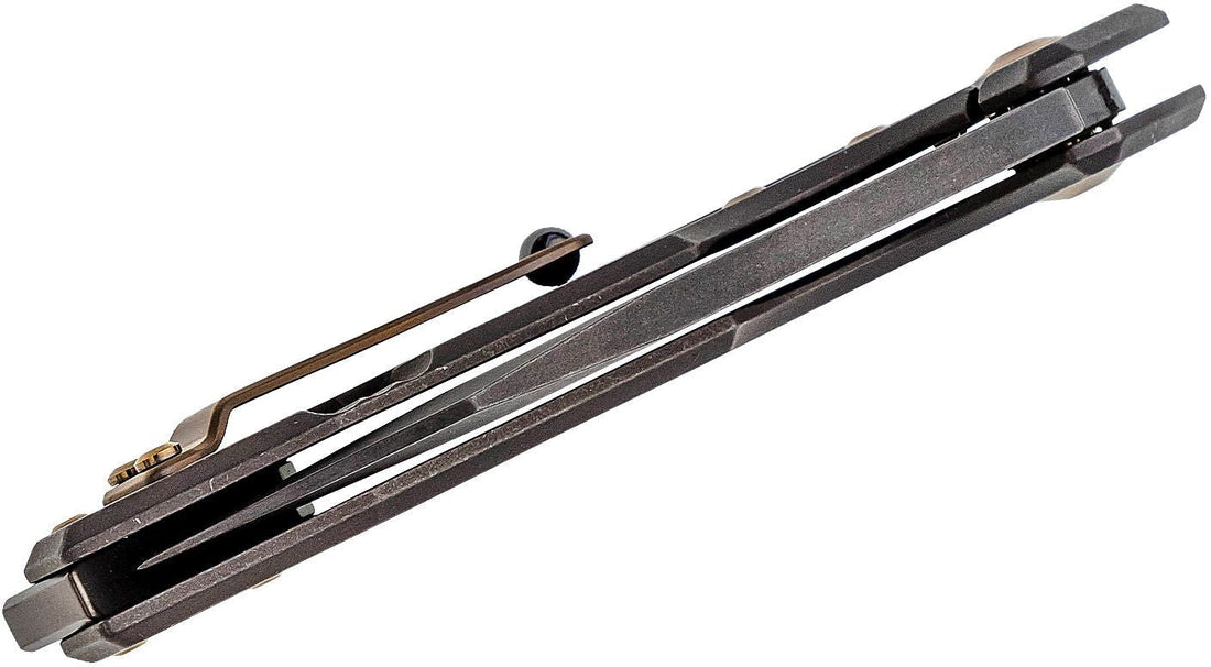 Fox Knives - Yaru Titanium PVD Pocket Knife Grey - 01FX903 - DISCONTINUED