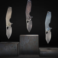 Fox Knives - Yaru Titanium PVD Pocket Knife Grey - 01FX903 - DISCONTINUED