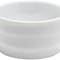 Front Of The House - 1.5 oz Round Ribbed Ramekin, Pack of 24 - ASC027WHP24 - DISCONTINUED