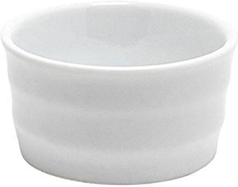 Front Of The House - 1.5 Oz Round Ribbed Ramekin, Set of 24 - ASC027WHP24