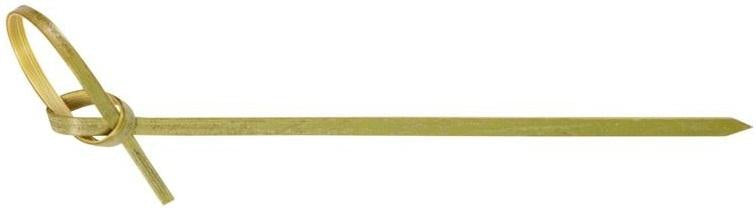 Front Of The House - 3.5" Knotted Bamboo Pick, 12 Packs of 100 - AST012NAB83