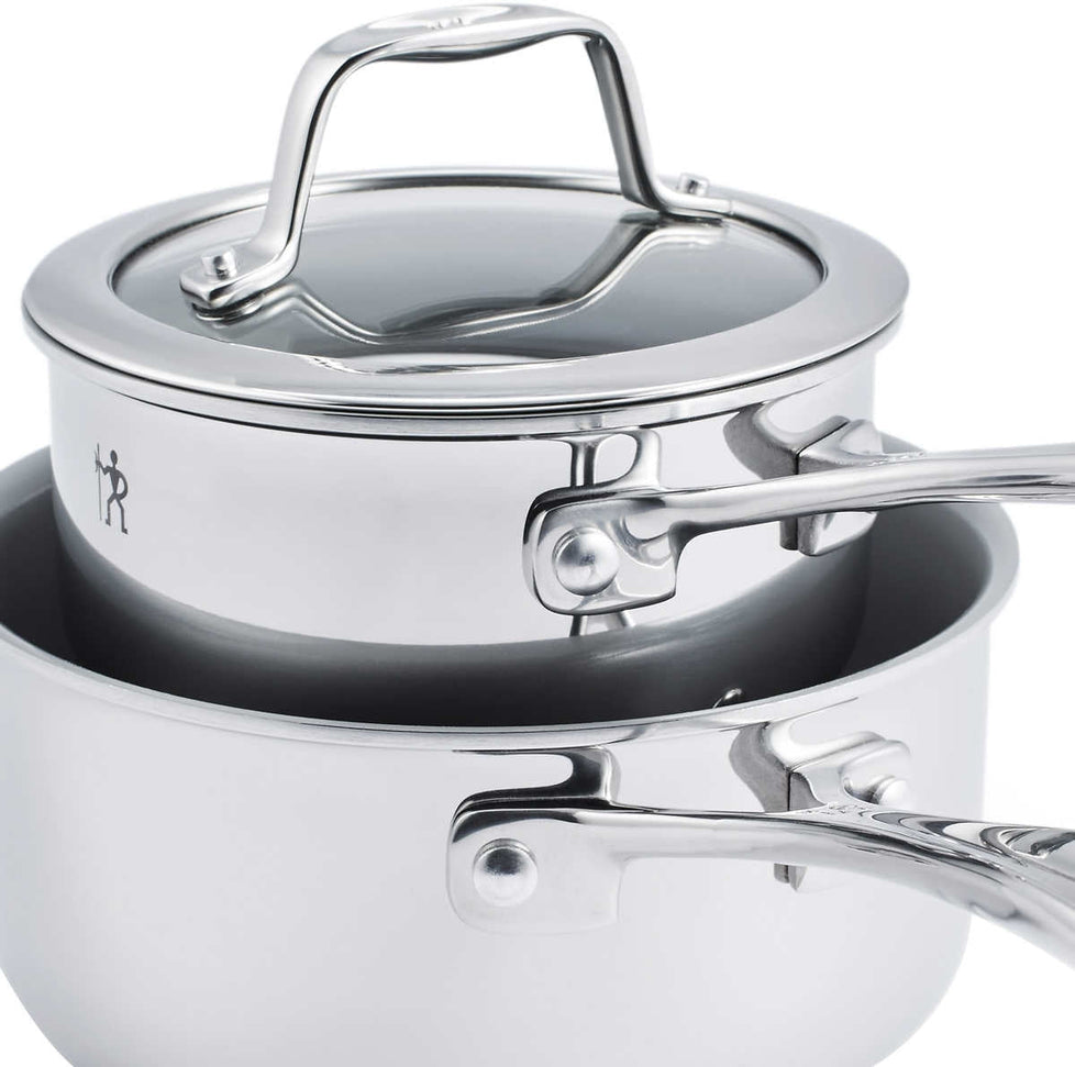 HENCKELS - 10 PC Real Clad Stainless Steel Cookware Set - 40250-005