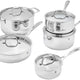 HENCKELS - 10 PC Real Clad 5 Ply Cookware Set - 40070-000