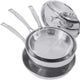 HENCKELS - 10 PC Real Clad Tri Ply Cookware Set - 40870-004