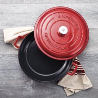 HENCKELS - 3.3 L Cast Iron Braiser/Sauteuse Red - 13141-310