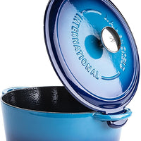 HENCKELS - 5.25L Cast Iron French Oven Blue - 13120-007