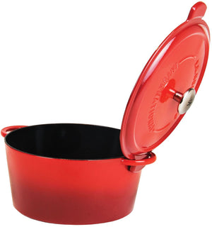 HENCKELS - 5.25L Cast Iron French Oven Red - 13120-003