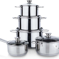 HENCKELS - Biarritz 10 PC Cookware Set - 40529-001