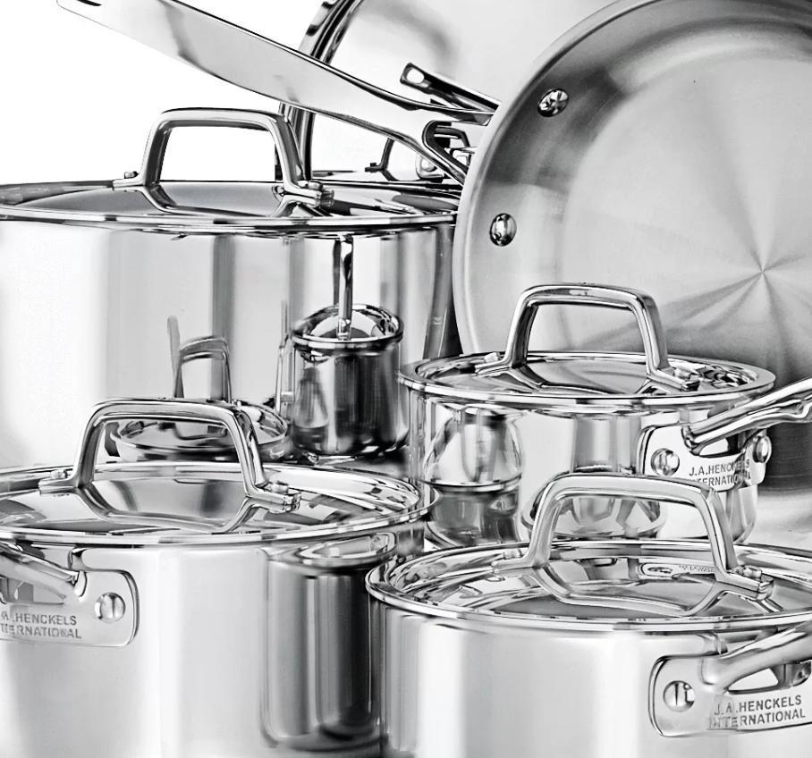 HENCKELS - Classic Clad Elite 10 PC Cookware Set - 40870-001