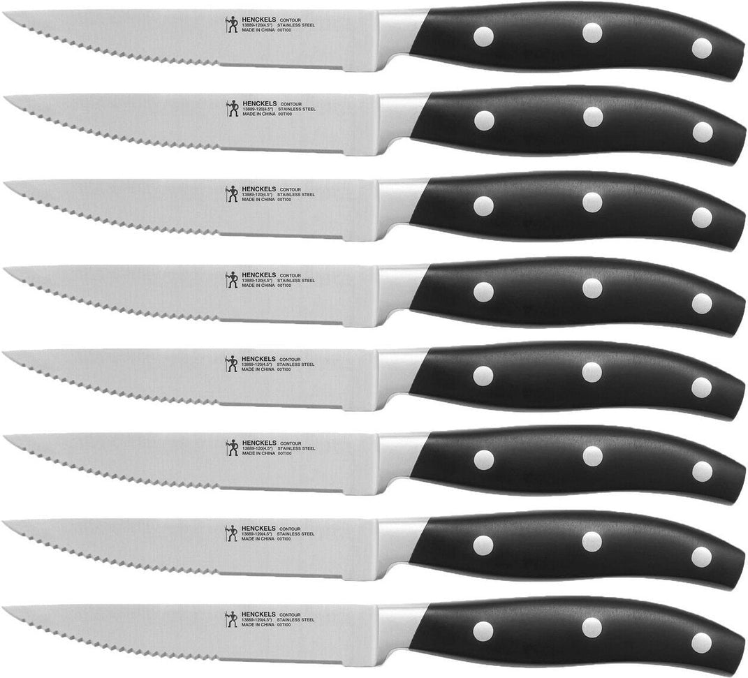 HENCKELS - Contour 8 PC Steak Knife Set - 13889-008