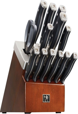 HENCKELS - Forged Accent 14 PC Self-Sharpening Knife Block Set - 19541-014