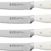 HENCKELS - Forged Accent 4 PC Steak Knife Set with White Handle - 19548-004