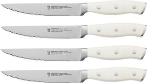 HENCKELS - Forged Accent 4 PC Steak Knife Set with White Handle - 19548-004