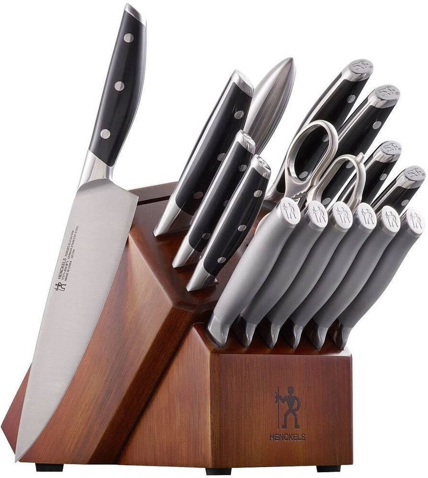 HENCKELS - Forged Elevation 17 PC Knife Block Set - 17380-017