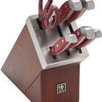 HENCKELS - Statement 7 PC Self-Sharpening Knife Block Set Red - 15290-007